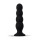 Rude Rider Sparkling Anal Plug Large Black