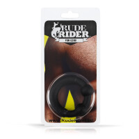 Rude Rider Steel Balls Ring (Liquid Silicone)