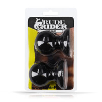 Rude Rider Nipple-Sucker Medium 2-Set Black