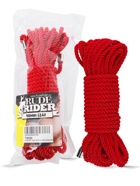 Rude Rider Rope 5mm x 10m Polyester Red
