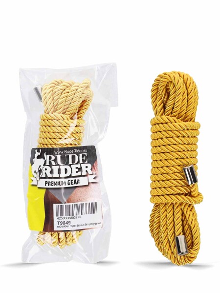 Rude Rider Rope 5mm x 5m Polyester Gelb
