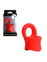 Sport Fucker Baller Ring Liquid Silicone Red