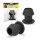 Rude Rider Hollow Anal Plug Medium Black