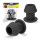 Rude Rider Hollow Anal Plug Large Black