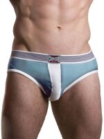 GBGB Theo Brief Unterwäsche Himmelblau/Weiß