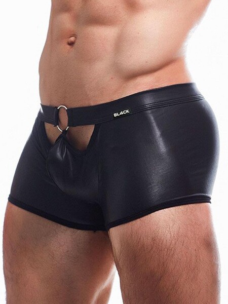 Cut4Men BL4CK Peekaboo Mini Pants Underwear Black