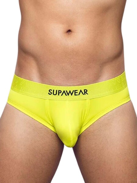 Supawear Neon Brief Unterwäsche Cyber Lime