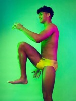 Supawear Neon Brief Unterwäsche Cyber Lime