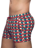 2Eros Print Swim Shorts S50 Retro Red