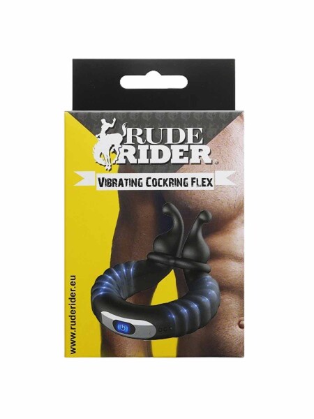 Rude Rider Vibrating Cockring Flex 10 Frequency
