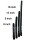 Sport Fucker Locker Room Anal Shower Nozzle 6 inch / 15 cm Black