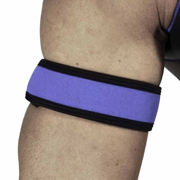 Rude Rider Neoprene Puppy 2 Biceps Straps Blue