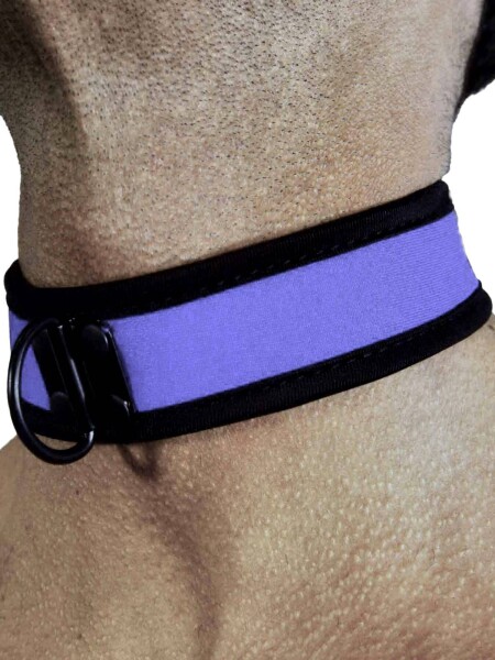 Rude Rider Neoprene Puppy Collar Blue