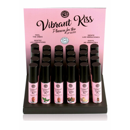 Secret Play LIP GLOSS VIBRANT KISS DISPLAY (24 UNITS)