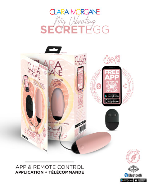 My Vibrating Secret EGG Pink - App controlled
