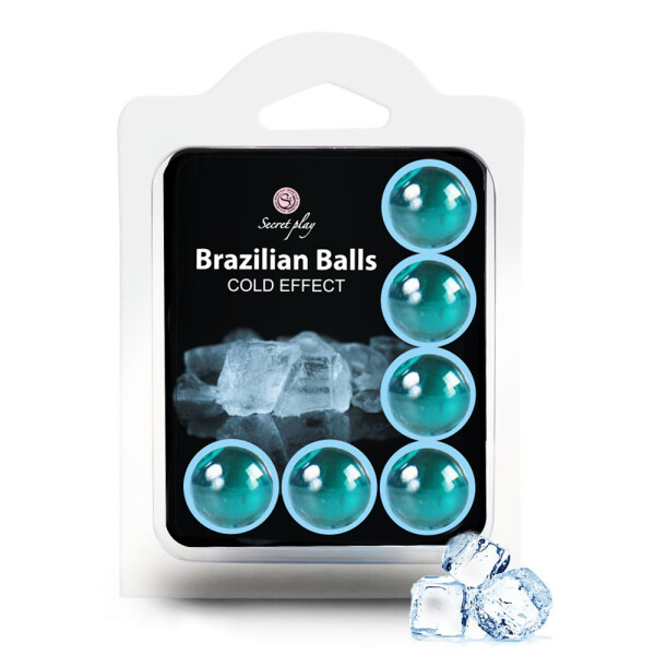 Secret play SET 6 BRAZILIAN BALLS COLD EFFECT