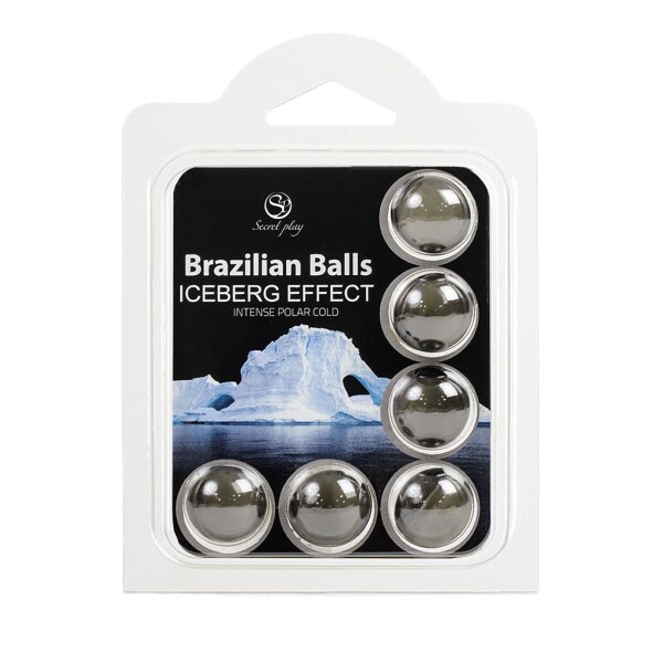 Secret play SET 6 BRAZILIAN BALLS ICEBERG EFFECT