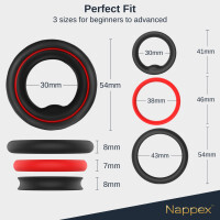 Cockring Nappex™ Fuego - Premium Cockrings (10 Sprachen)