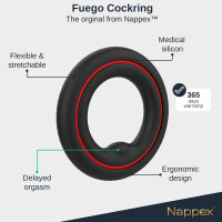 Cockring Nappex™ Fuego - Premium Cockrings (10 Sprachen)