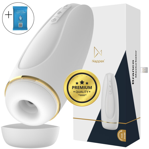Masturbator - Nappex™ Branco White - Premium Mastubators (10 Languages)