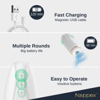 Masturbator - Nappex™ Branco White - Premium Mastubators (10 Languages)