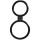 Me You Us Dual Ring Cock Ring Black