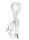 Boss Series - Vibrator - Strong Bullet Vibrator Silver/Black USB 10 Function
