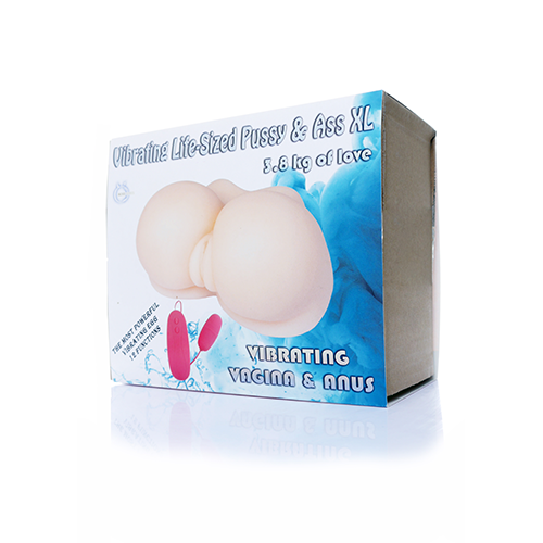 Masturbator-Vibrating Life-Sized Pussy & Ass XL von Boss Series