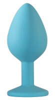 Emotions Cutie Analplug Medium Turquoise with Crystal