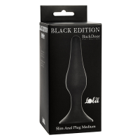 Slim Anal Plug Medium Black