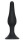 Backdoor Black Slim Anal Plug Medium