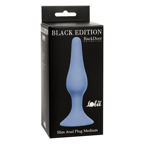Slim Anal Plug Medium Blue