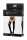 Glossy Shiny Wetlook stockings LOTIS - black - S