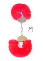 Handcuffs Fetish Boss Series - Furry Cuffs - Red