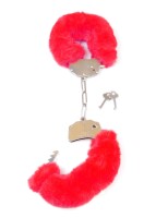 Handcuffs Fetish Boss Series - Furry Cuffs - Red