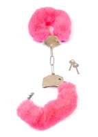 Handcuffs Fetish Boss Series - Furry Cuffs - Pink