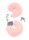Handcuffs Fetish Boss Series - Furry Cuffs - Light Pink