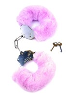 Handcuffs Fetish Boss Series - Furry Cuffs - Purple
