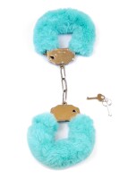 Handcuffs Fetisch Boss Serie - Furry Handschellen - Türkis
