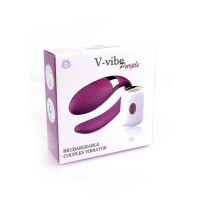 Stimulator-V-Vibe Purple USB 7 Function / Remote Control