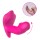 Foxshow - Stimulator - Silicone Panty Vibrator and Pulsator USB 10 Function / Heating - Pink