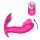 Foxshow - Stimulator - Silicone Panty Vibrator and Pulsator USB 10 Function / Heating - Pink