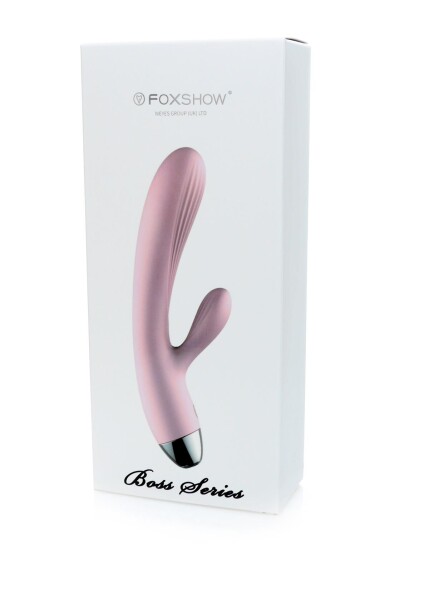 Boss Series Wibrator-Silicone Vibrator Pink USB 10 Funktion / Wärme