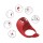 Foxshow - Vibrator - Silicone Ring Red USB 7 Function + Electro stim / remote control