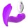 Foxshow Silicone Vibrator+Pulsator USB 10 Funktion / Heat Purple