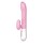 Foxshow - Vibrator - Silicone Vibrator USB 7 Function and Thrusting Function / Heating, pink
