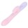 Foxshow - Vibrator - Silicone Vibrator USB 7 Function and Thrusting Function / Heating, pink