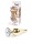 BOSS Series Gold BUTT PLUG- Clear