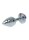 Silver Plug - Jewelery With Rose - Purple