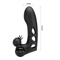 PRETTY LOVE Orlando Honey Finger Vibrator Black